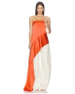 Camila Coelho Luana Top en Burnt Orange