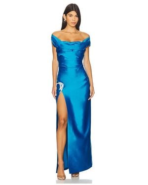 Rachel Gilbert Bailey Gown - Blue