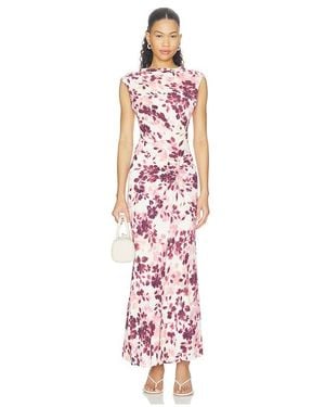 Jonathan Simkhai Kurzärmeliges Midikleid Acacia - Weiß