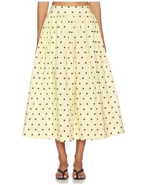 Lovers + Friends Falda Deven En Color Amarillo Talla (También En Xs, Xxs, S, M, Xl) - Neutro
