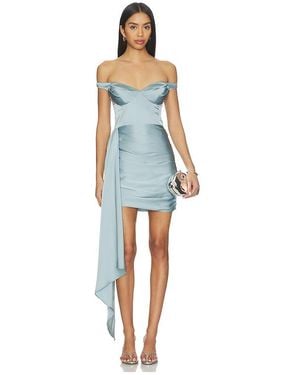 Katie May ROBE OPALINE en Grey - Bleu