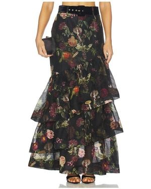 Cara Cara Falda Maxi Priya En Color Negro Talla (También En 8)