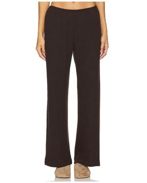 DONNI. The Jumper Rib Simple Pant - Black