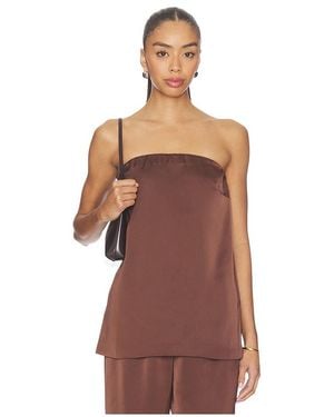 Lovers + Friends Alette Satin Top - Red