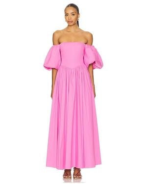 Caroline Constas Christina Gown - Pink