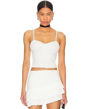 MAJORELLE Ines Top - White