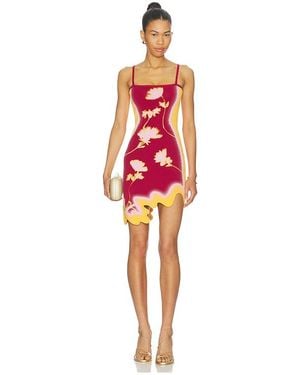 Ph5 Lyndon Wavy Mini Dress - Red