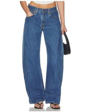 aligrace The Monroe Barrel Jean - Blue