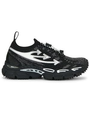 Off-White c/o Virgil Abloh Be Right Back Knit Sneaker - Black