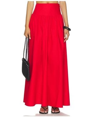Susana Monaco Falda Drop Waist En Color Rojo Talla (También En S, Xl)