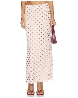 MORE TO COME Annie Maxi Skirt - White