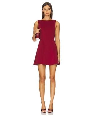 ALL THE WAYS Sonya Flare Mini Dress - Red