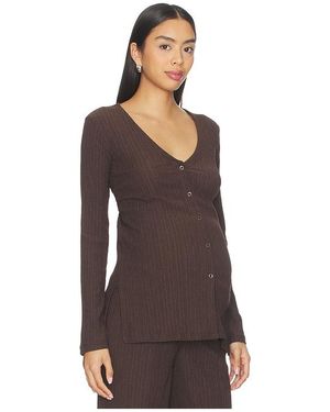 HATCH The Lucia Shirt - Brown