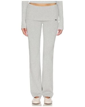 Skims Essential Sweaters Foldover Pant - White