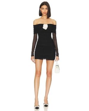 Amanda Uprichard X Revolve Nellia Rose Dress - Black