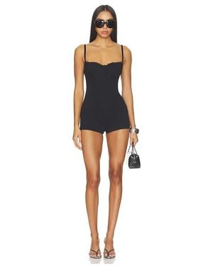 Bella Venice COMBISHORT THE CAROLINE en Black - Noir