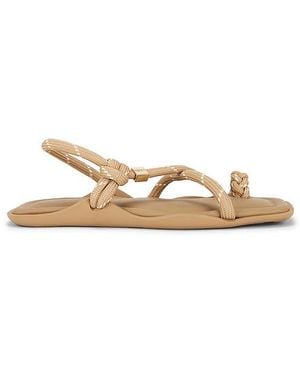 FLOWZE Sandalia Flû Square En Color Bronce Talla (También En 37, 38, 39, 40, 41) - Blanco
