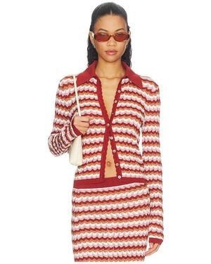 Ronny Kobo Strickjacke Gavin - Rot