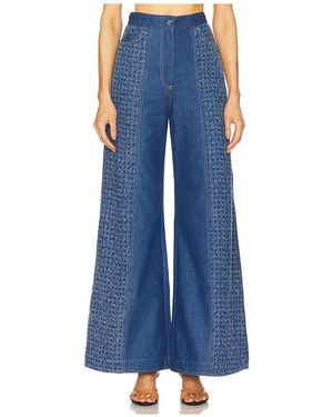 Sabina Musayev Pantalón Ace En Color Azul Talla En