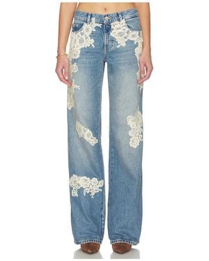 LoveShackFancy Bambie Jean - Blue
