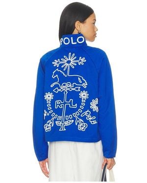 Polo Ralph Lauren Heritage Twill Windbreaker Jacket - Blue