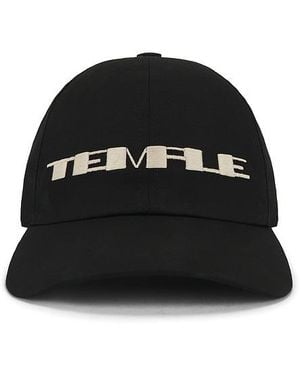 Rick Owens Temple Of Love Baseball Cap - Black
