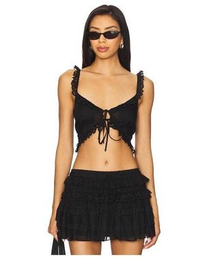MAJORELLE Ashlen Top - Black