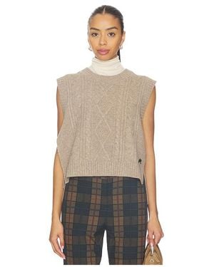 Malbon GILET SANS MANCHES ELSPETH en Taupe - Neutre