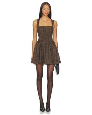 For Love & Lemons Minikleid Ginny - Braun