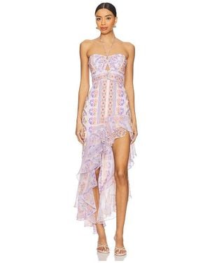 Amanda Uprichard High-Low-Kleid Dress - Weiß