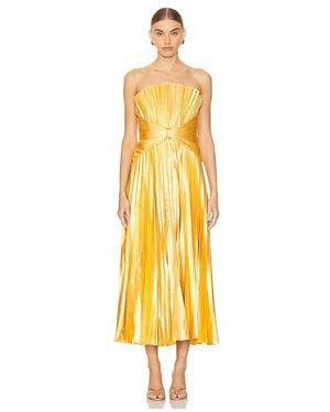 Acler Hatchford Midi Dress - Yellow
