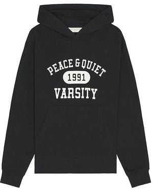 Museum of Peace & Quiet Varsity Hoodie - Black