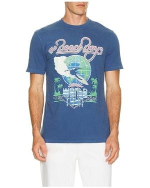 Junk Food Beach Boys 88 World Tour Tee - Blue
