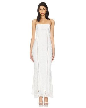 Rococo Sand Maxi Dress - White