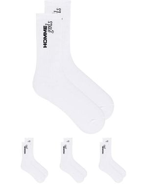 HOMMEGIRLS Socken Hg - Weiß