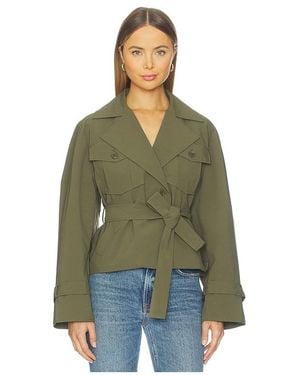 Lamarque X Revolve Quinn Trenchcoat - Green