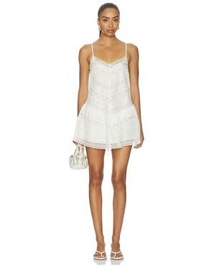 LoveShackFancy Bessette Dress - White