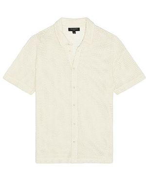 AllSaints Camisa Botones Munroe En Color Blanco Talla En