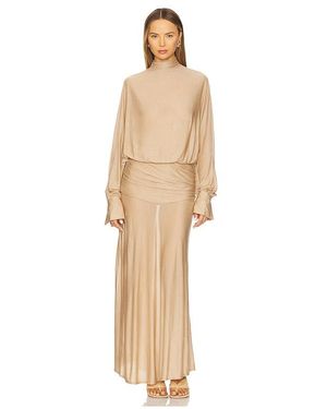 SER.O.YA Abendkleid Swan - Natur