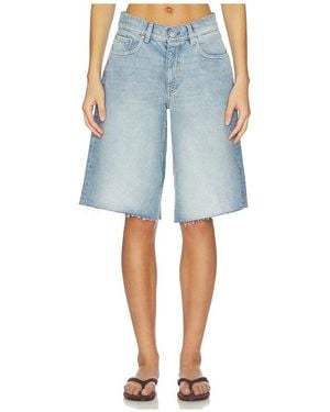 DL1961 Abby Low Rise Relaxed Denim Short - Blue