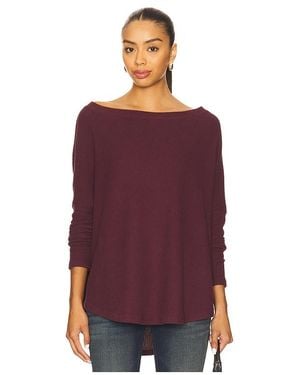 Free People X We The Free Latte Blues Thermal Solid - Purple