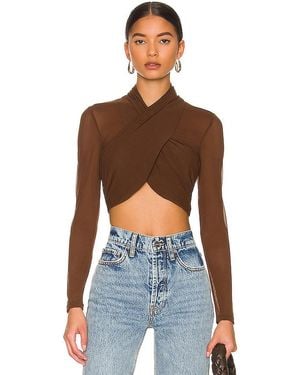 Bardot Aliyah Top - Brown