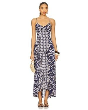 MISA Los Angles Midi-Kleid Mila - Weiß