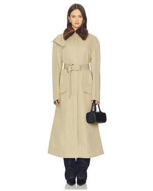 Nanushka Talbot Coat - Natural