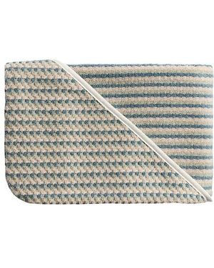 Parachute Organic Mini Mosaic Hooded Toddler Towel - Multicolor