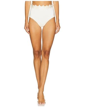 Ancora Sylva High Waisted Bikini Bottom - White