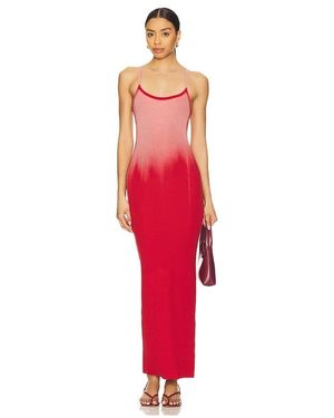 Cotton Citizen Verona Spaghetti Maxi Dress - Red