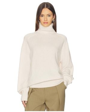 SRG Fayy Cashmere Turtleneck Jumper - Natural