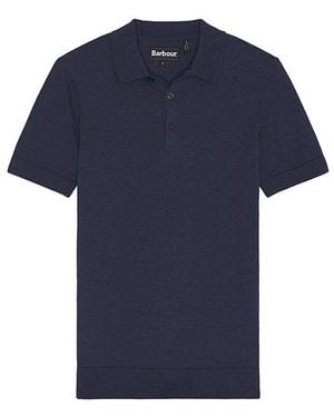 Barbour Polohemd Buston - Blau