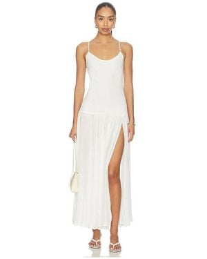 LSPACE ROBE MAXI ROW en Cream - Blanc